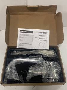 Brand New MOEN TS6925 Doux 8 in. Widespread 2-Handle Bathroom Faucet Trim Kit in Chrome (Valve Not Included) ($196 Retail Value)