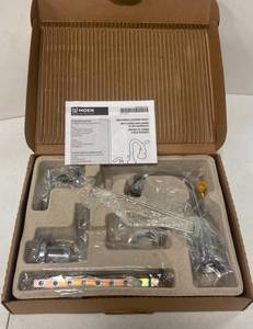 Brand New Moen T6142 Gibson 8 in. Widespread 2-Handle High-Arc Bathroom Faucet Trim Kit in Chrome (Valve Not Included) ($127 Retail Value)