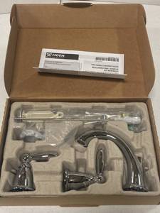 Brand New Moen T6620 Brantford 8 in. Widespread 2-Handle High-Arc Bathroom Faucet Trim Kit in Chrome (Valve Not Included) ($113 Retail Value)