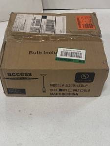 Brand New Access 52001LEDLP-BS Odyssey 2 in. 1-Light Brushed Steel Pendant with Brushed Steel Steel Shade (Canopy Included) ($116 Retail Value)