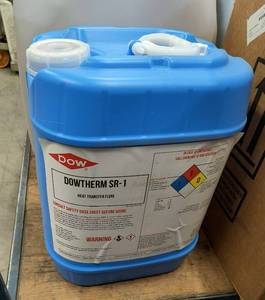 New 5 gal jug of DOWTHERM SR-1 heat transfer fluid