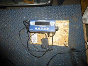 4 ft square 5,000 lb capacity floor scale