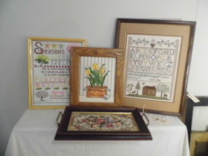lot 38 image: Cross Stitch Needle Work