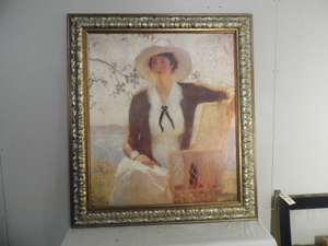 lot 39 image: FRANK W. BENSON MY DAUGHTER ELIZABETH REPLICA