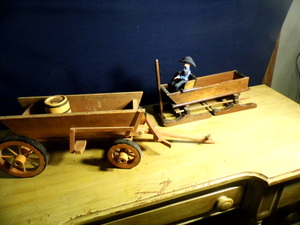 lot 51 image: Handmade Wooden Items