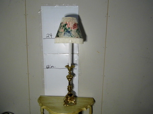lot 83 image: Tall Brass Lamp