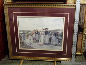 lot 123 image: Vintage The Berry pickers