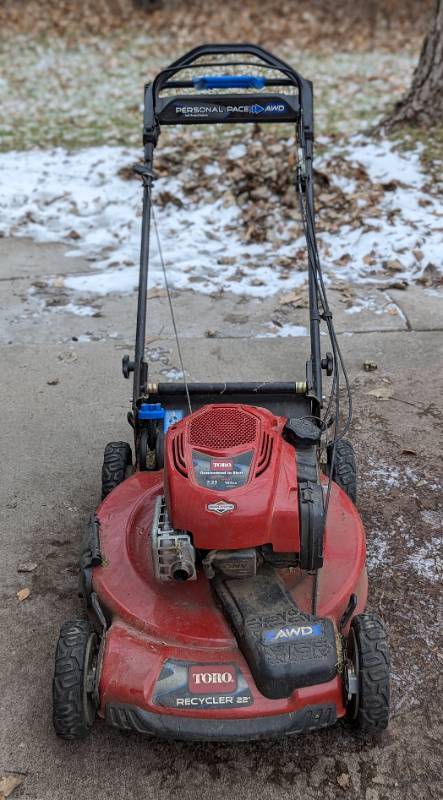 Toro Personal Pace 22 Recycler Lawnmower Excellent Edina Moving