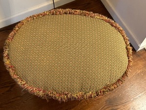 lot 19 image: Vintage Petite Upholstered Bench