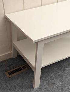 lot 31 image: White Wood Coffee Table