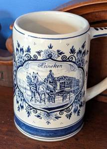 lot 57 image: Delft Mugs and Figurine Bells