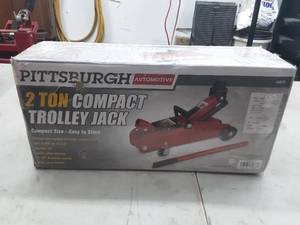 lot 4 image: new pitsburgh compact 2 ton trolly jack