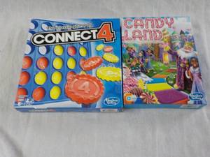lot 9 image: New Connect 4 and CandyLand Games...