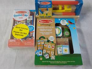 lot 15 image: 3 New Melissa and Doug Toys...