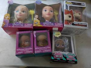 lot 54 image: New Funko Wanda, Disney Princesses, LOL Tweens and Styling Heads
