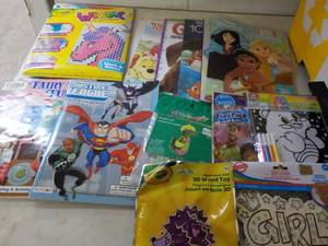 lot 56 image: New Crayola, Coloring Books and Crafts