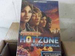 lot 75 image: 6 New Matt Leacock Pandemic Hot Zone North America Games