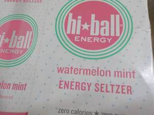 lot 95 image: 6 x 4 packs HiBall Watermelon Mist Energy Seltzer best date 092024