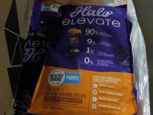 lot 137 image: 20 lb. Halo Elevate Puppy Food...