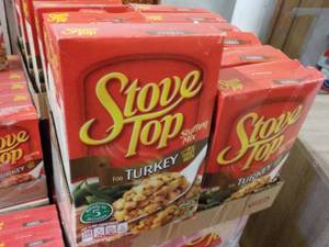 lot 150 image: 12 x 6 oz Boxes Stove Top Turkey Stuffing Mix best date 032024
