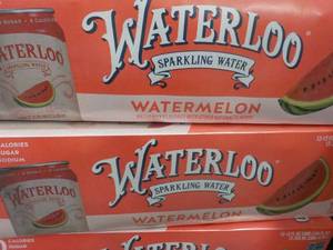 lot 169 image: 2 x 12 packs Waterloo Watermelon Sparkling Water