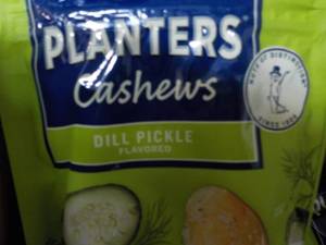 lot 177 image: 12 x 5 oz Planters Cashews Dill Pickle best date 092023