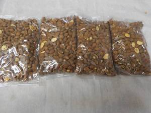 lot 209 image: 4 x 16 oz bags Whole Almonds Roasted - no salt added