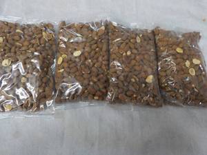 lot 210 image: 4 x 16 oz bags Whole Almonds Roasted - no salt added