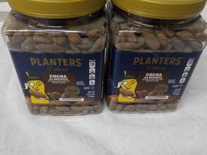 lot 214 image: 2 x 2 lb. 5 oz Planters Deluxe Cocoa Almonds