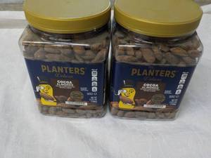 lot 217 image: 2 x 2 lb. 5 oz Planters Deluxe Cocoa Almonds