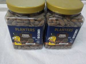 lot 218 image: 2 x 2 lb. 5 oz Planters Deluxe Cocoa Almonds