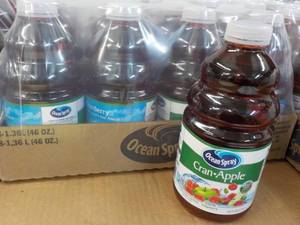 lot 223 image: 8 x 46 oz Ocean Spray Cran-Apple...