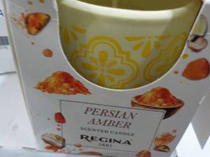 lot 241 image: 12 Regina Persian Amber Candles...