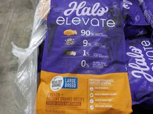 lot 264 image: 20 lb. bag Halo Elevate Large Breed Dog Food
