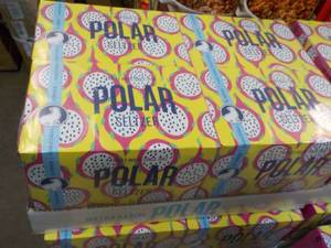 lot 282 image: 4 x 6 packs Polar Seltzer...