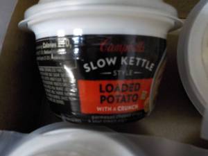 lot 290 image: 12 Campbells Loaded Potato Slow Kettle Style Soup with a Crunch