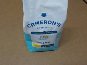 lot 301 image: Camerons 32 oz Bag Woods and Water Whole Bean Light Roast Coffee