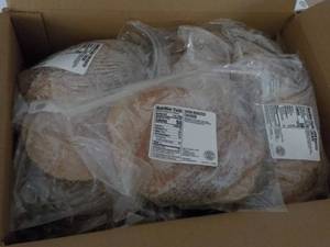 lot 339 image: K Case of 2 oz Frozen pkgs Oven Roasted Sliced Chicken