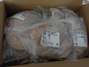 lot 340 image: K Case of 2 oz Frozen pkgs Oven Roasted Sliced Chicken