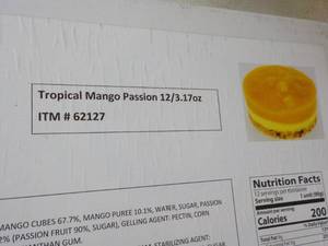 lot 359 image: B Tropical Mango Passion Frozen 12 x 3.17 oz