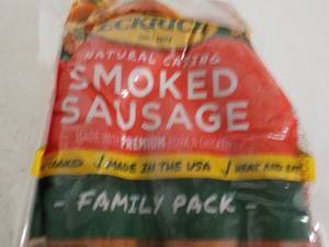 lot 367 image: A Eckrich Frozen Smoked Sausage Family Pack