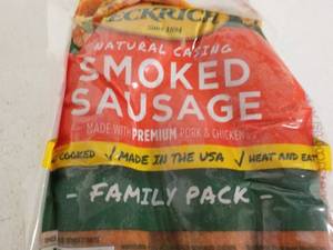 lot 368 image: A Eckrich Frozen Smoked Sausage Family Pack