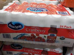 lot 396 image: 24 pack Ocean Spray Cranberry...