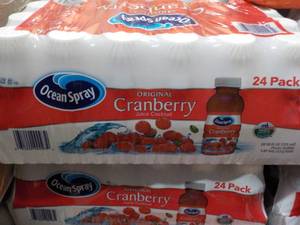 lot 397 image: 24 pack Ocean Spray Cranberry...