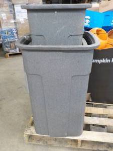 lot 420 image: 3 Waste Containers 1 large and 2 med.