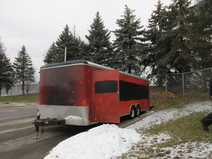 2007 PACE AMERICAN 24 FOOT ENCLOSED UTILITY TRAILER