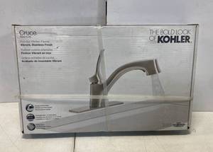 Kohler R26373-VS Cruce 1-Handle Pull-Out Kitchen Faucet, Stainless Steel ($100 Retail Value)