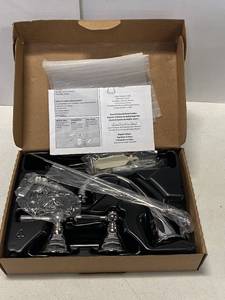 MOEN T6125 Kingsley 8 in. Widespread 2-Handle High-Arc Bathroom Faucet Trim Kit in Chrome (Valve Not Included) ($309 Retail Value)