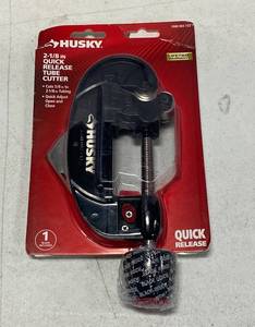 Husky (80-773-111) 2-18 in. Quick-Release Tube Cutter ($25 Retail Value)