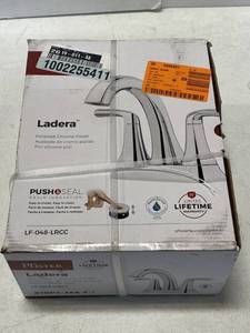 Pfister LF-048-LRCC Ladera 4 in. Centerset Double Handle Bathroom Faucet in Polished Chrome ($59 Retail Value)